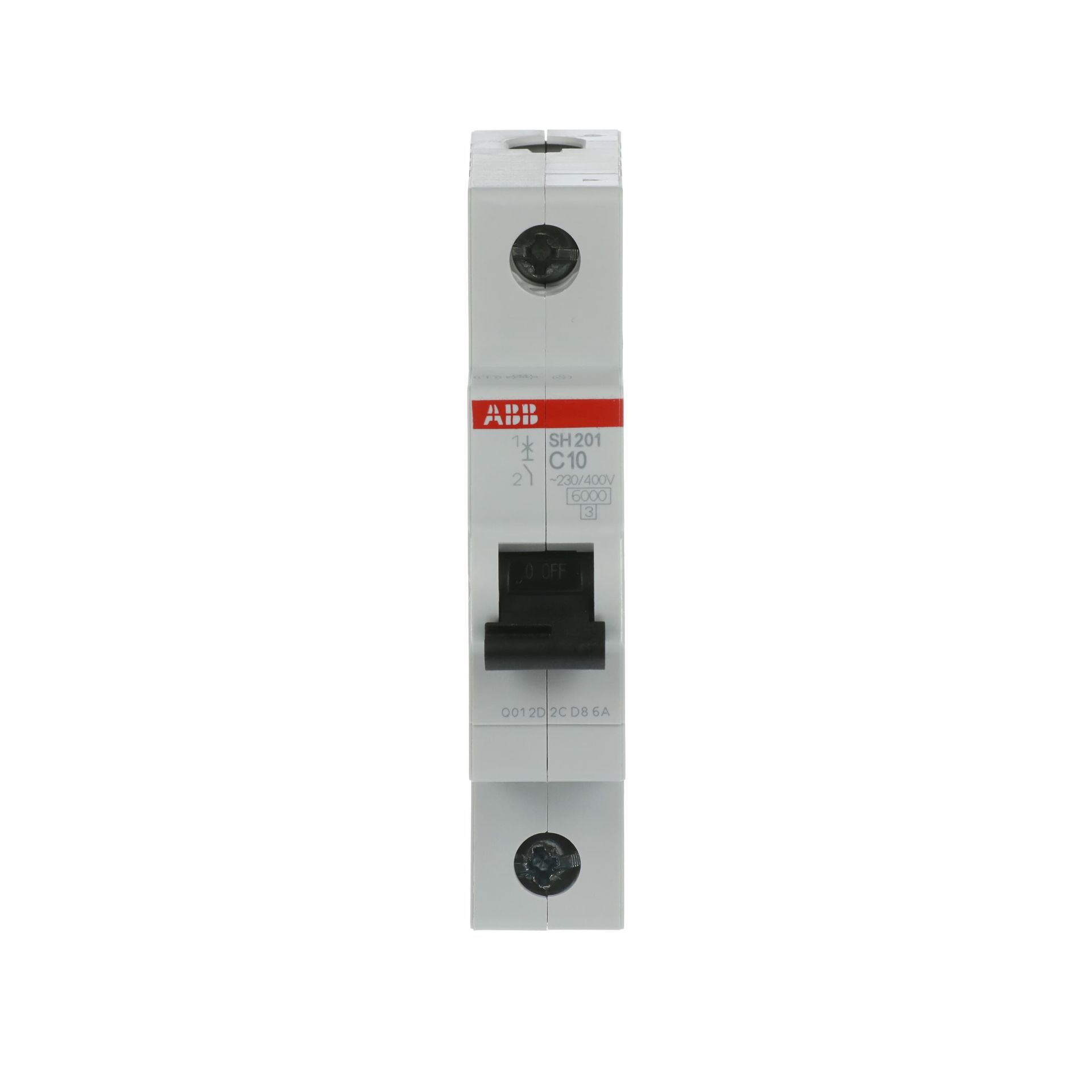 SH201-C10  1x10A C TİPİ OTOMATİK SİGORTA 6kA