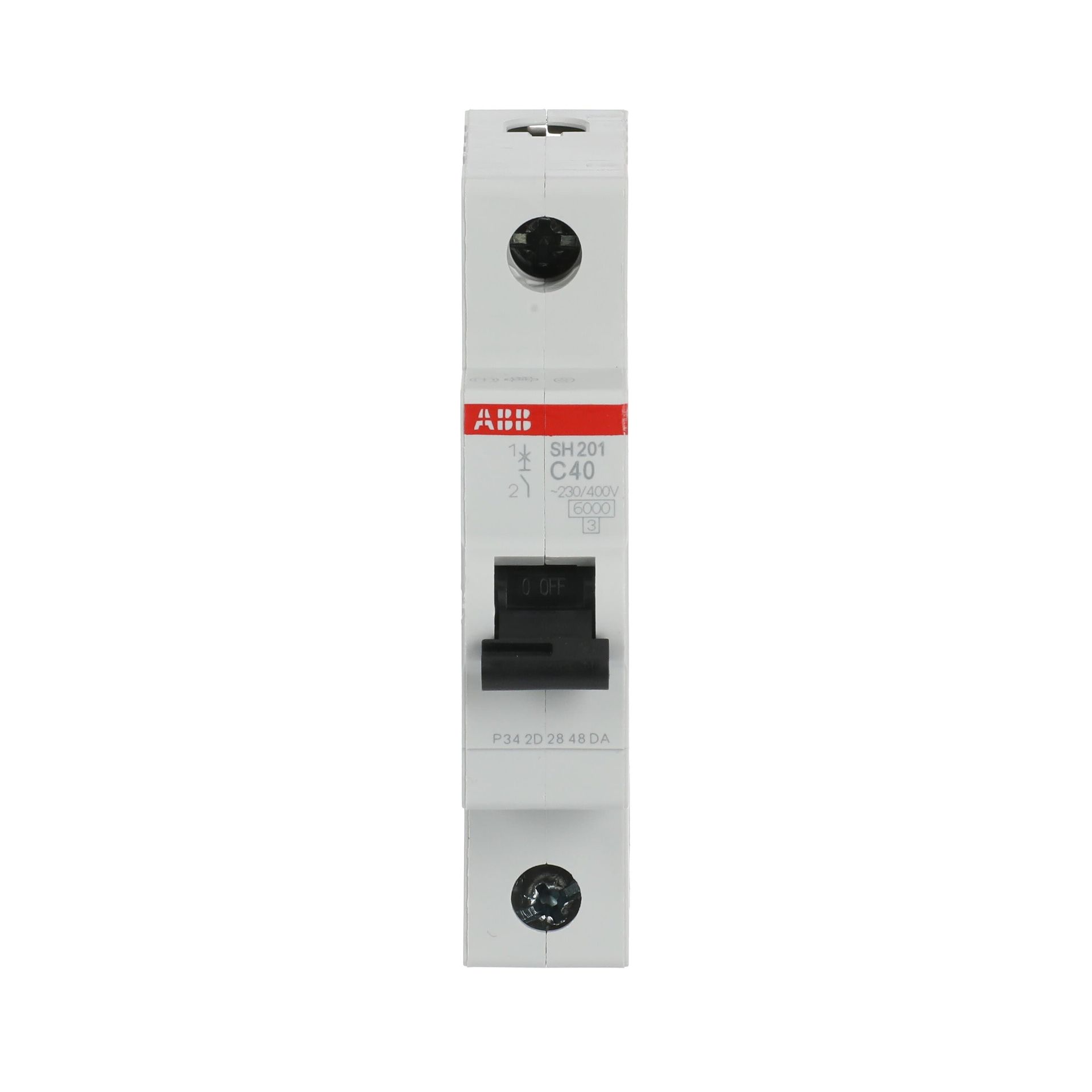 SH201-C40  1x40A C TİPİ OTOMATİK SİGORTA 6kA