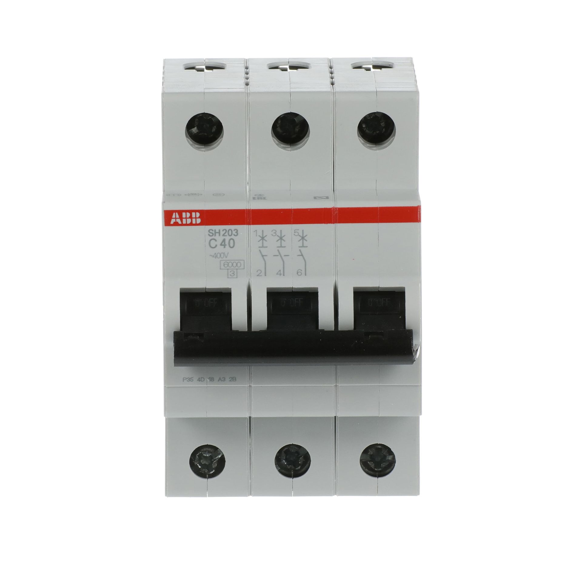 SH203-C40  3x40A C TİPİ OTOMATİK SİGORTA 6kA
