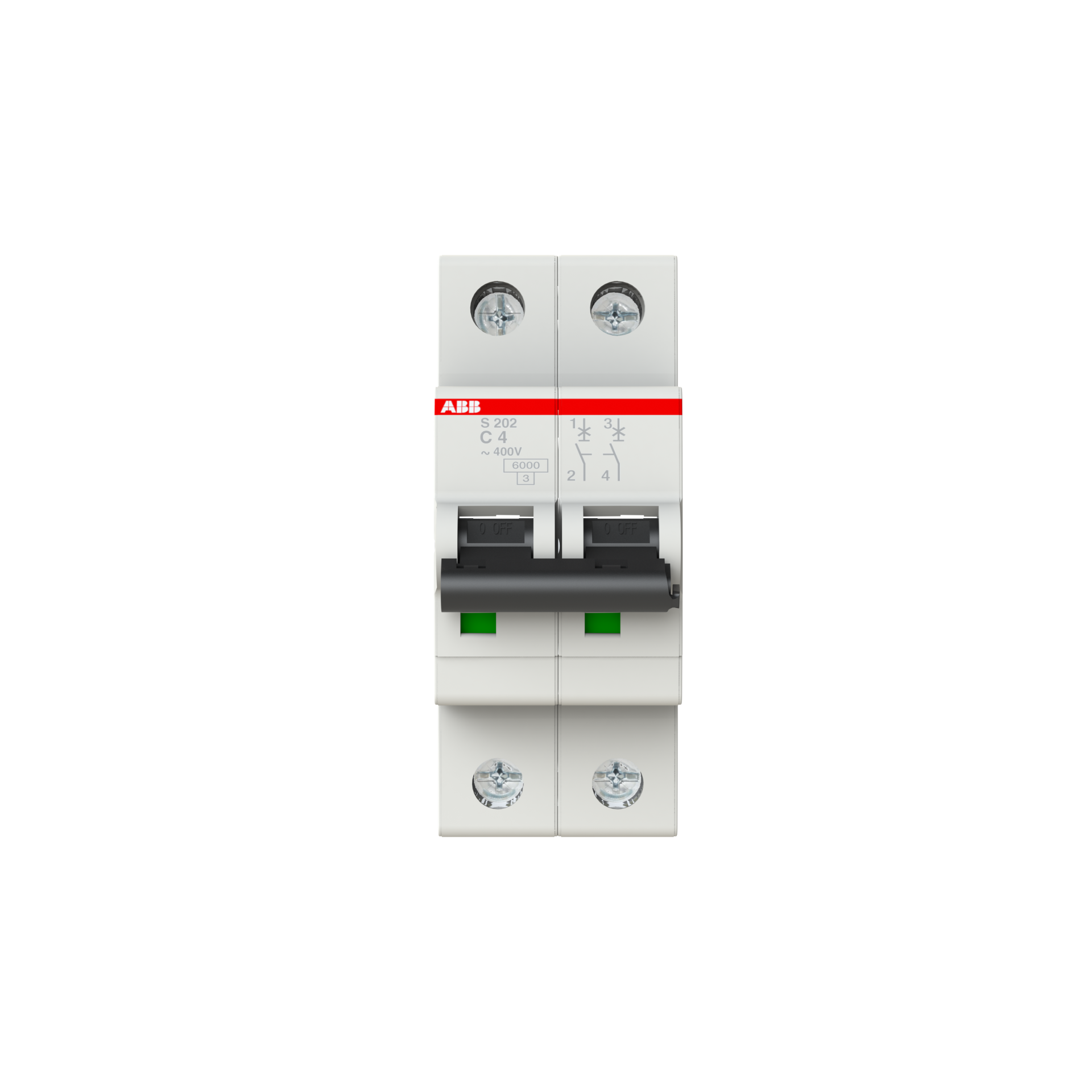 S202-C 4  2x4A C TİPİ OTOMATİK SİGORTA 6kA