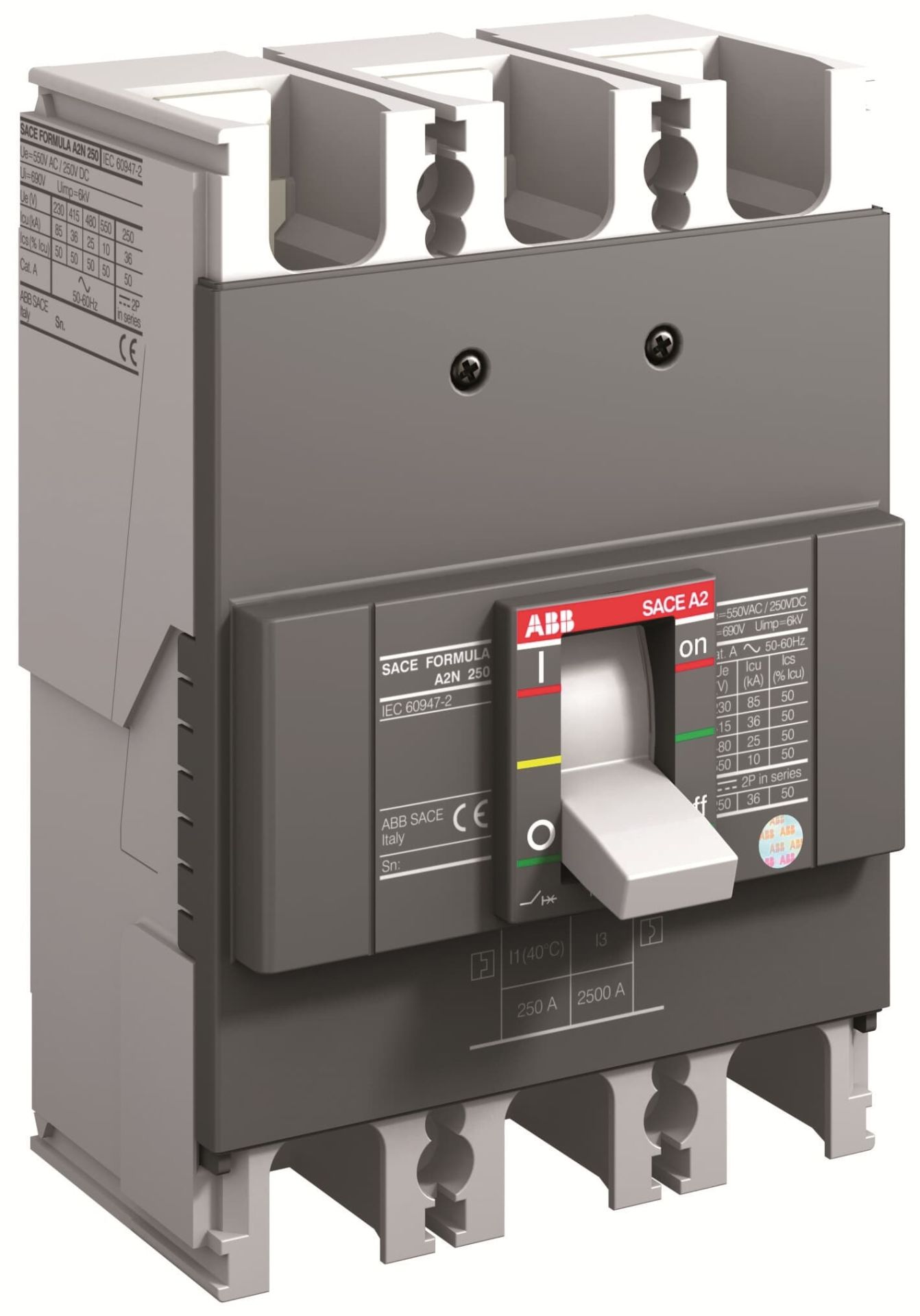 A2N  175A  SABİT TİP FORMULA ŞALTER  36kA