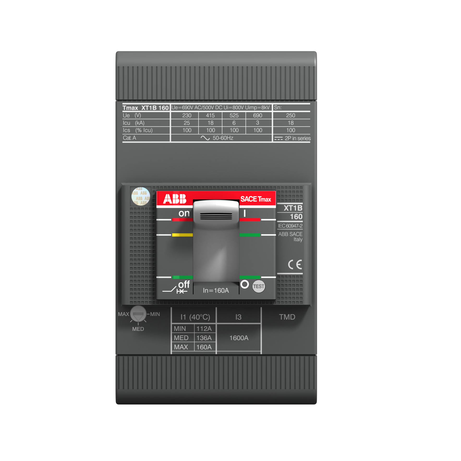 XT1N  160A TERMİK MANYETİK ŞALTER 36kA