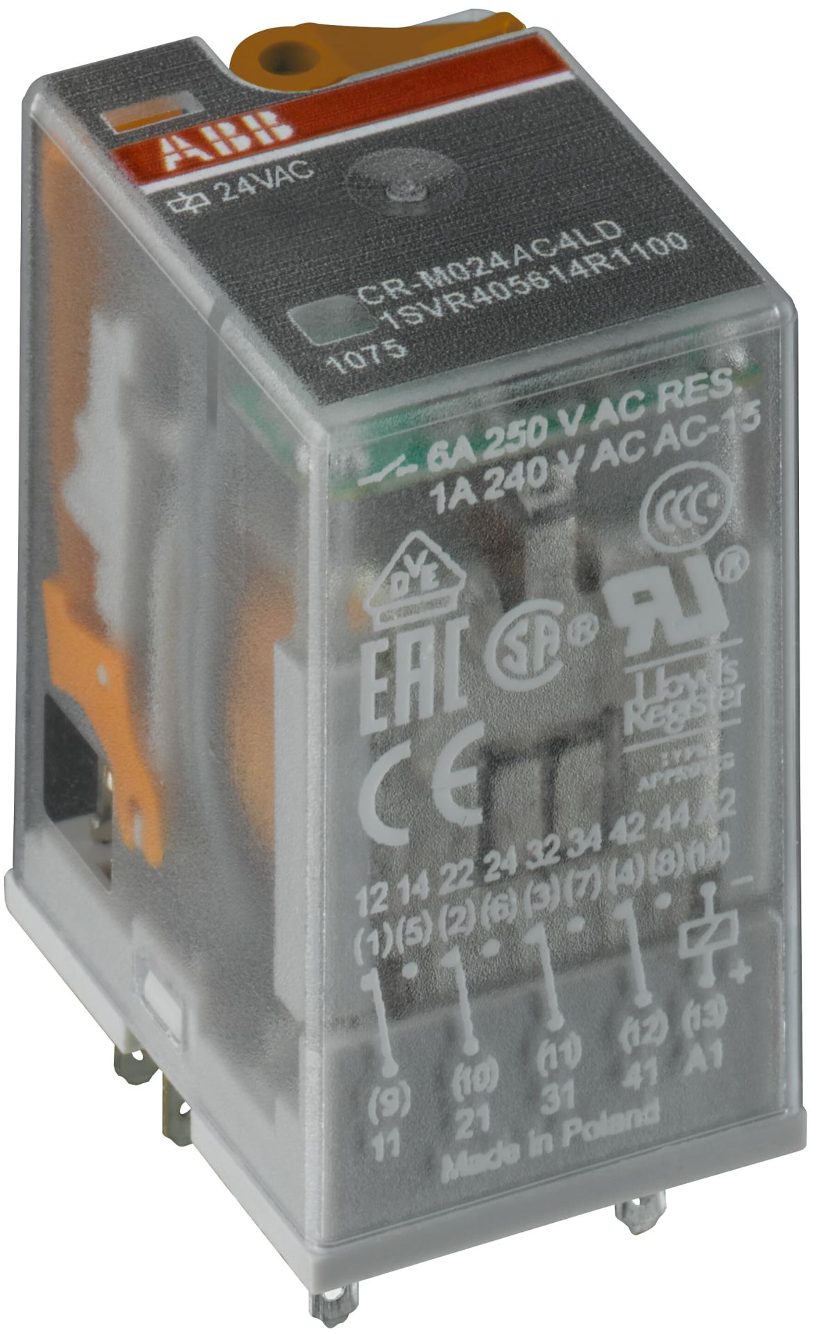 CR-M024AC3 24VAC 10A 11 PİNLİ MİNYATÜR RÖLE 3NA/NK